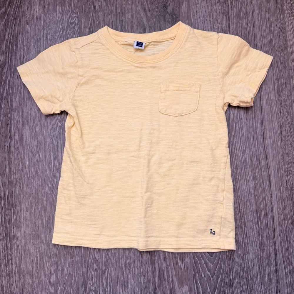 Janie and Jack Soft Yellow Short Sleeve Tee